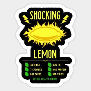 Shocking Lemon Sticker